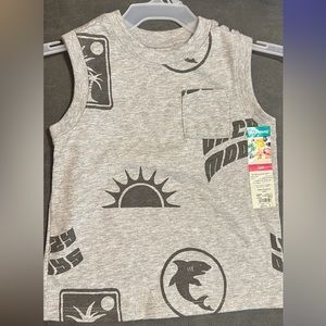 BRAND NEW: 18M Garanimals Baby and Toddler Boys Print Muscle Tank Top